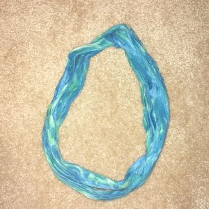 Blue Infinity Scarf